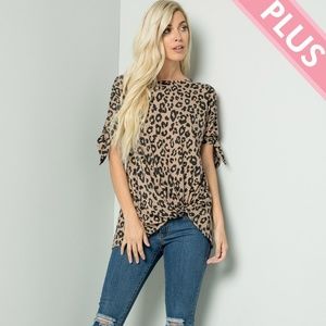 leopard print shirt plus size